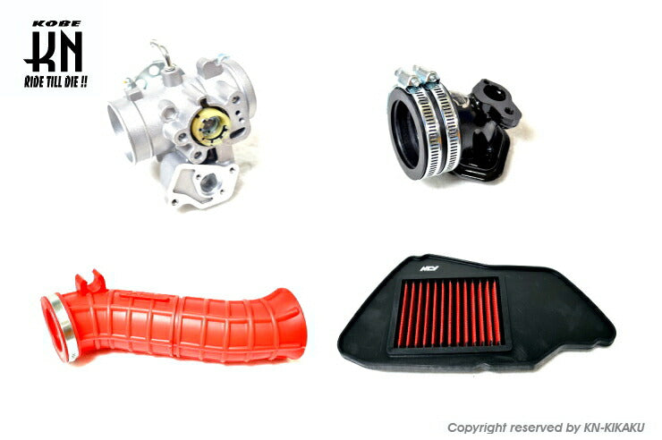 NCY Throttle Body + Manifold + Duct + Filter 4-Piece Set BW'S125 BW'S125X