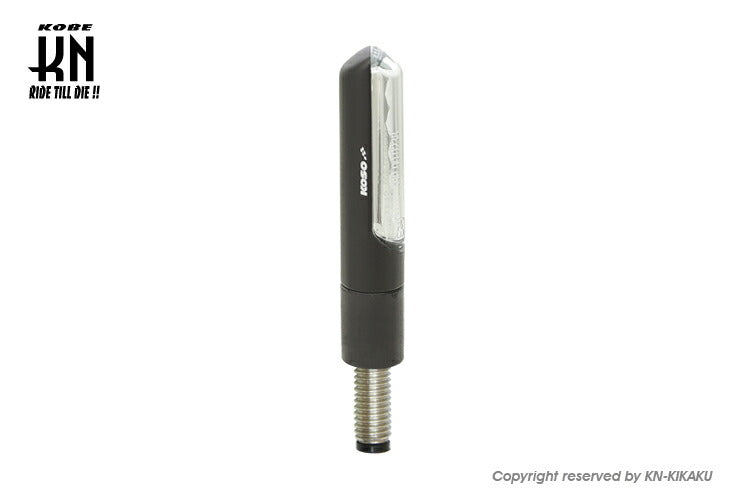 KOSO Sequential LED Turn Signals, Vehicle Inspection Compliant, Light Smoke, Universal