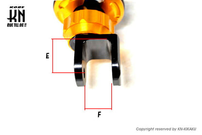 スーパーショック2 減衰調整付 ブルー 265mm