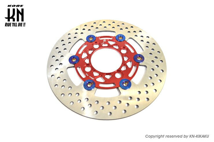 フローティングディスクローター レッド 220mm PCX125/150 ディオ110 SHモード グロム モンキー125