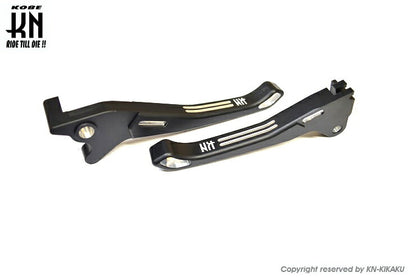 Dual Color Lever Discs 2 Brake Levers Matte Black/Silver Live Dio/SR/ZX AF35