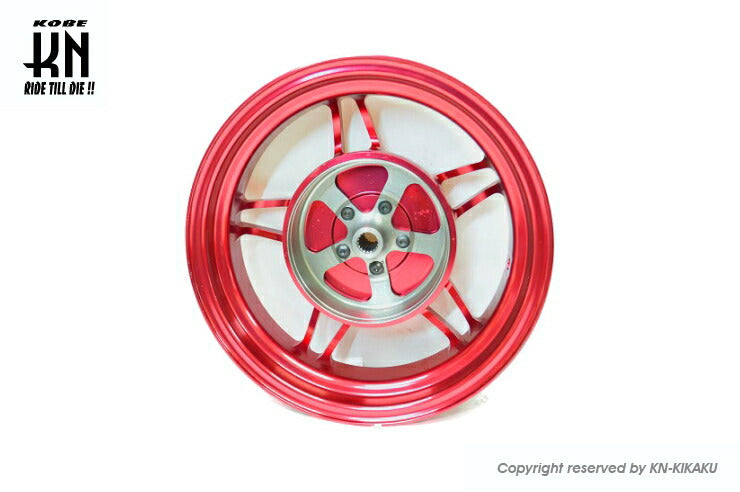 NCY 鍛造アルミホイール前後セット レッド シグナスX用 タイヤ用