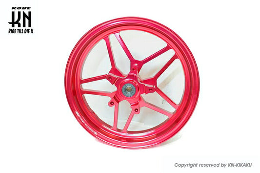 NCY 鍛造アルミホイール前後セット レッド シグナスX用 タイヤ用