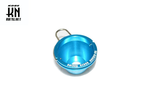 汎用アクスルスライダー ファンネルタイプ ブルー 10mm