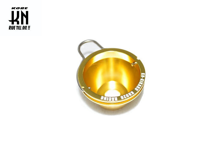 汎用アクスルスライダー ファンネルタイプ ゴールド 12mm