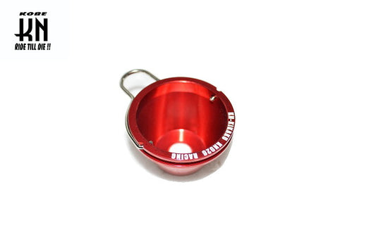 汎用アクスルスライダー ファンネルタイプ レッド 12mm