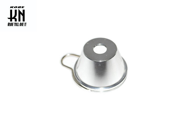 汎用アクスルスライダー ファンネルタイプ シルバー 12mm