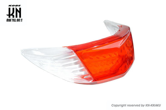 テール\U0026ウインカーレンズ レッド+クリアー シグナスX2型専用