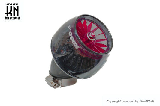 KOSO Turbine Power Filter Black/Red