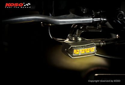 KOSO フロントLEDウインカー ホワイト BW'S125 2型/BW'S R