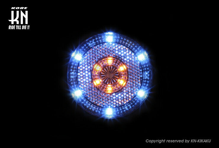 KOSO LED リフレクター オレンジ/ブルー
