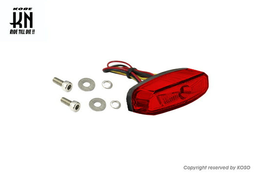 ハイパワーミニLEDテールキット ホークアイ ナンバー灯付 レッドレンズ