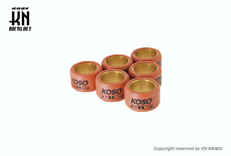 KOSO レーシングウエイトローラー 20×12 15.0g