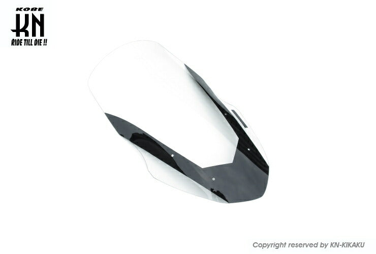 NMAX Front Long Screen Clear / Black Line