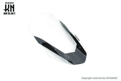 NMAX Front Long Screen Clear / Black Line