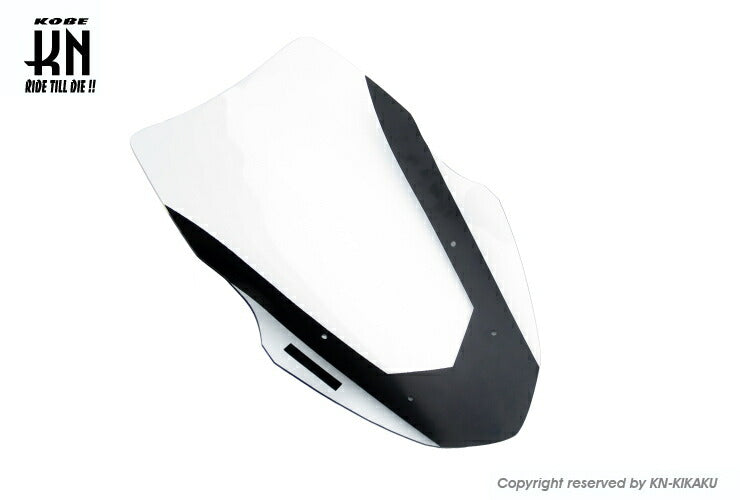 NMAX Front Long Screen Clear / Black Line