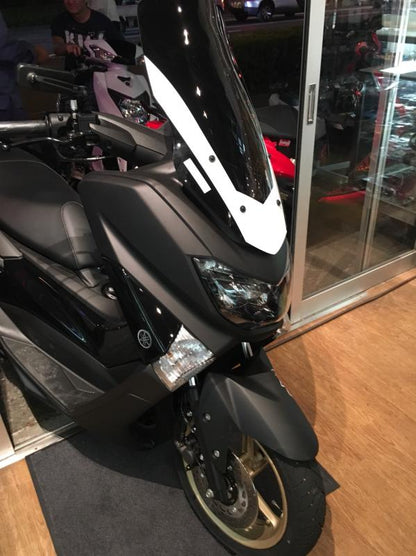 NMAX Front Long Screen Clear / Black Line