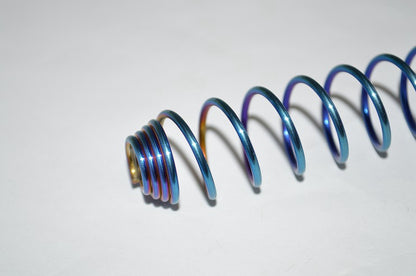 リアブレーキリターンスプリング チタンブルー シグナスX BW'S