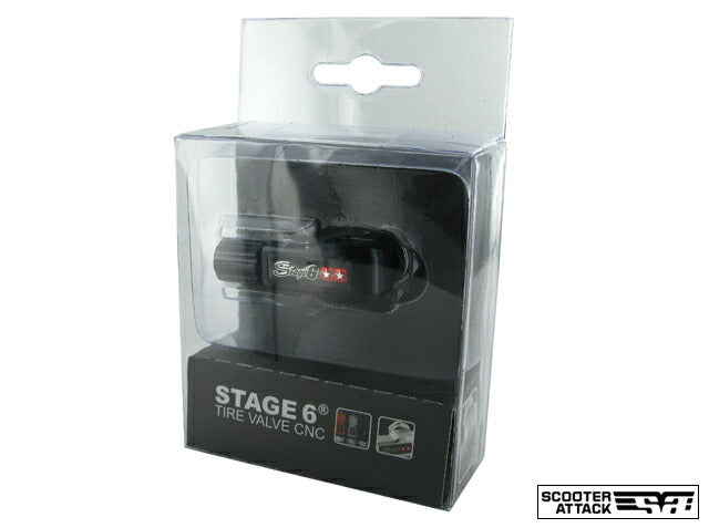 STAGE6 サイドストレートバルブ アルミ削出し ブラック