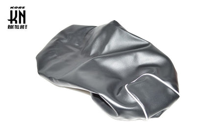 2WAY シートカバー 被せるタイプ ブラック(ホワイトパイピング) ビーノ 5AU/SA10