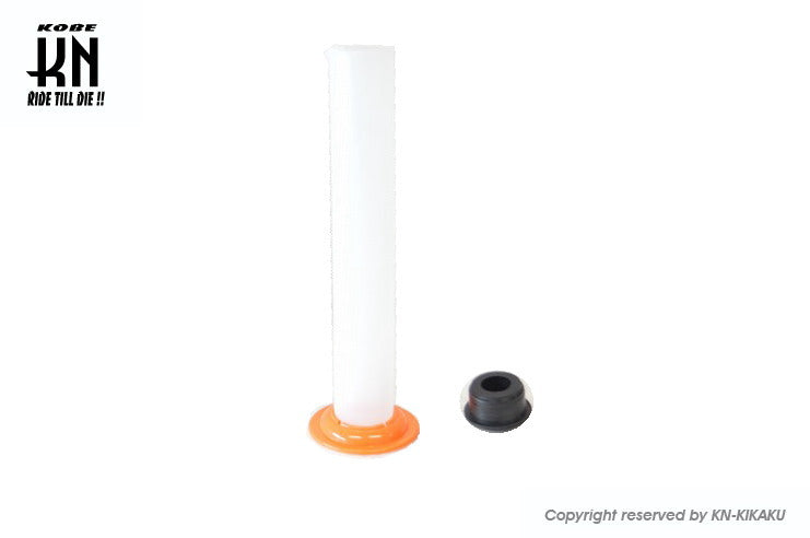 メスシリンダー 100cc ゴムキャップ付