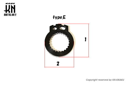KOSO/KN グリップヒーター ハンドル径22.2mm 5段階調整 125mm/130mm ダートバイク スノーモービル