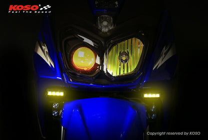 KOSO LEDフロントデイライトキット スモークレンズ/オレンジ BW'S125 2型/BW'S R