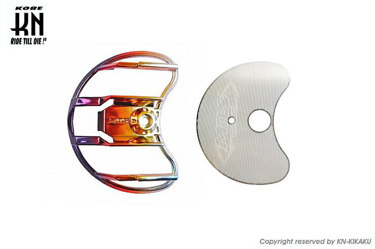 MOS 軽量クランクケースカバー レインボーチタンルック シグナスX 4/5型 BWS125 2型