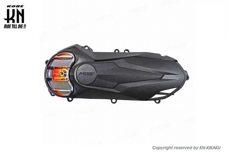 MOS 軽量クランクケースカバー レインボーチタンルック シグナスX 4/5型 BWS125 2型