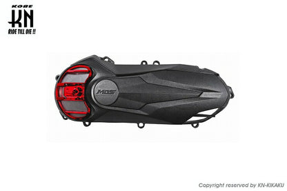 MOS 軽量クランクケースカバー レッド シグナスX 4/5型 BWS125 2型