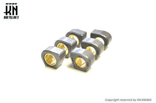 Dr. Pulley Sliding Roller Weights 20x12mm Black 13.5g