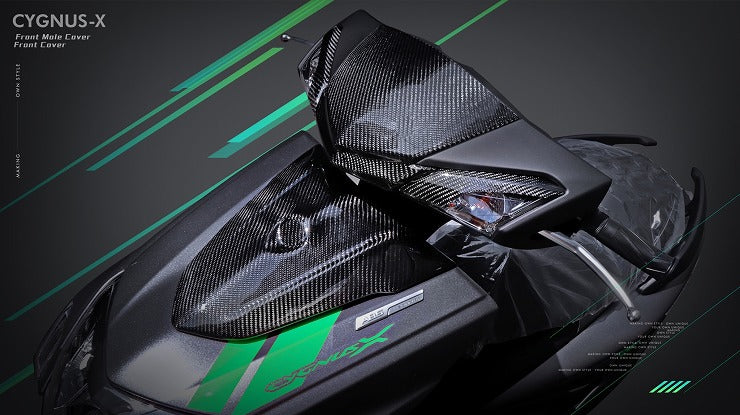 カーボンウインカーカバー シグナスX5型