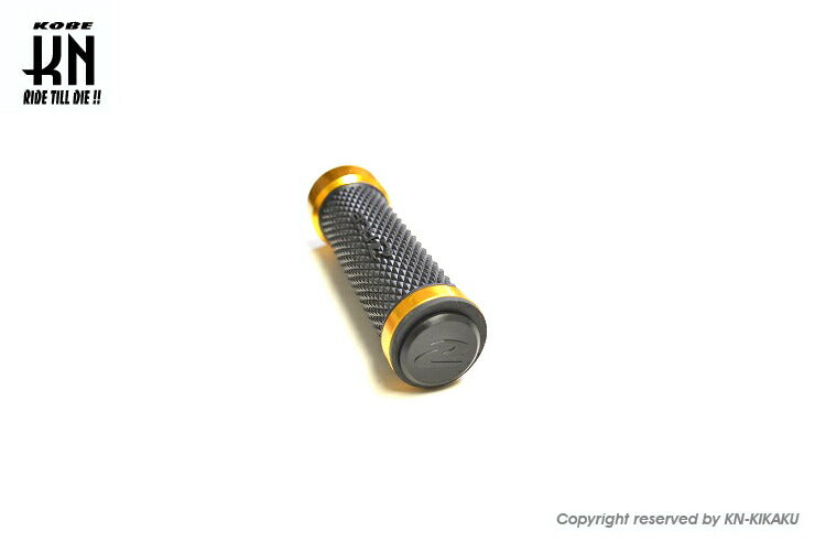 RCB アルミハンドルグリップ AHG14 ゴールド 汎用 22.2mmハンドルバー用