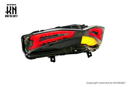 KOSO 3D LED Taillight Assembly 2 Smoked Lens Cygnus X 4th Gen / Japan / Taiwan Models