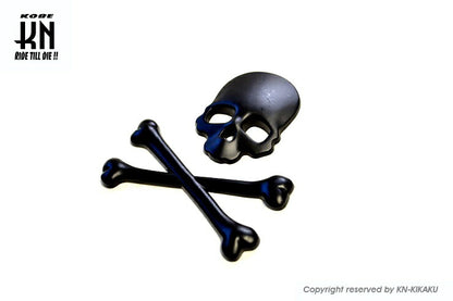 アルミスカル立体エンブレム マットブラック