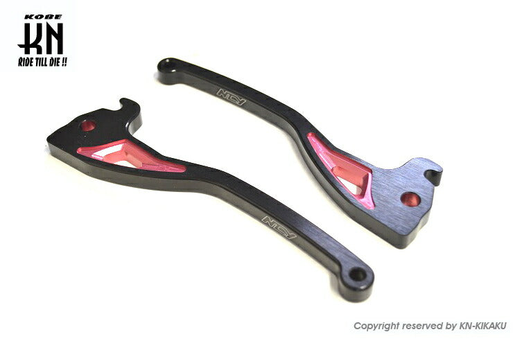 NCY デュアルカラーレバー ブレーキレバー ブラック/レッド シグナス/4/型5型 マジェスティS BWS フォース