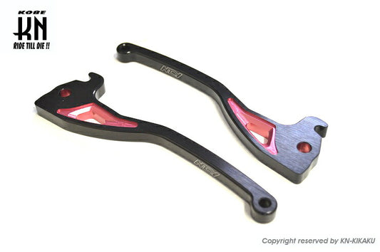 NCY デュアルカラーレバー ブレーキレバー ブラック/レッド シグナス/4/型5型 マジェスティS BWS フォース