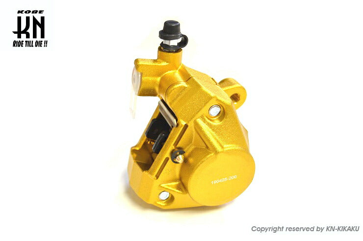 NCY 対向2POTキャリパー 鋳造タイプ ゴールド ジョグZ2 アプリオ グランドアクシス100 BWS100 スーパージョグZ/ZR アクシス50/90