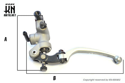 RCB Forged Master Cylinder S1 Left Gray 17mm Universal