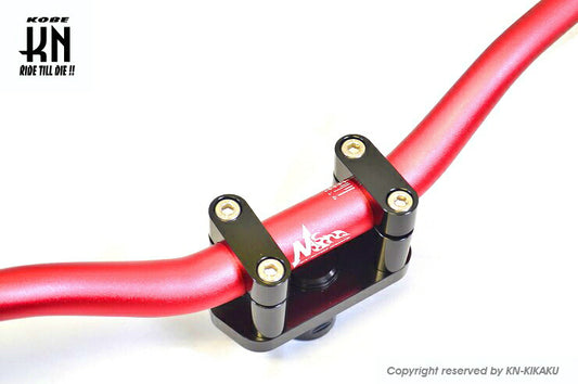 NCY ハンドルポスト\U0026ファットバーセット レッド ズーマー AF58