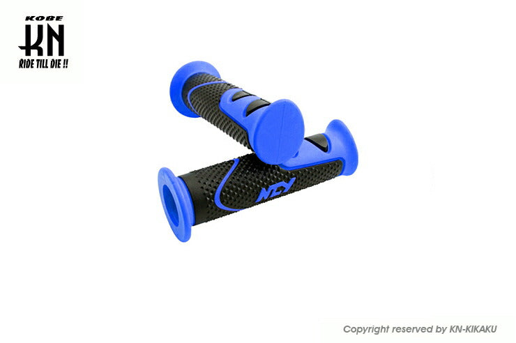 NCY グリップ LD531 ブルー 120mm 汎用 22.2mmハンドル車専用