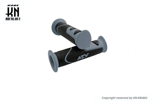 NCY グリップ LD531 グレー 120mm 汎用 22.2mmハンドル車専用