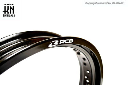 RCB アルミホイールリム ブラック 160-17 17インチ 36ホール カブ系車両