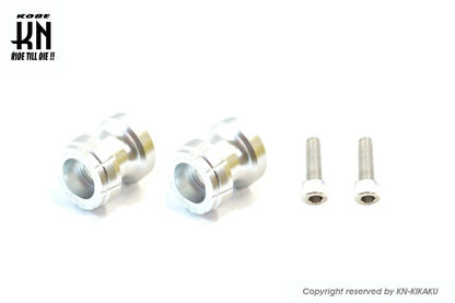 RCB Swingarm Spools Silver M10 Kawasaki