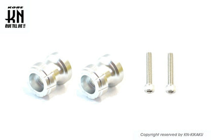 RCB スイングアームスプール シルバー M6 ヤマハ系