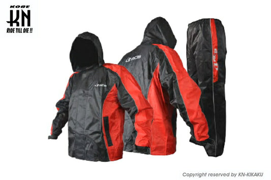 RCB レインコート858 レッド Mサイズ