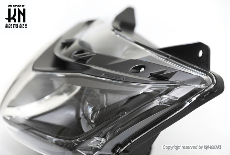 KOSO LEDプロジェクターヘッドライト シグナスX5型 B8S/B2J