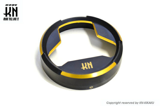 デュアルカラーガソリンタンクカバー マットブラック/ゴールド NMAX125 NMAX155