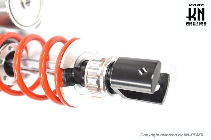 RCB リアショック減衰調整付 DB-2 シルバー/レッド 305mm エアロックス155 NVX155