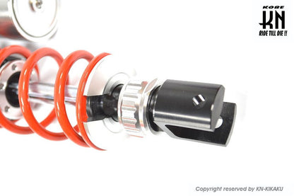 RCB リアショック減衰調整付 DB-2 シルバー/レッド 305mm エアロックス155 NVX155